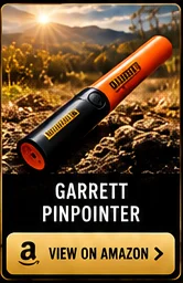 Illustrative Garrett pinpointer gear card