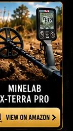 Illustrative Minelab X-Terra Pro gear card